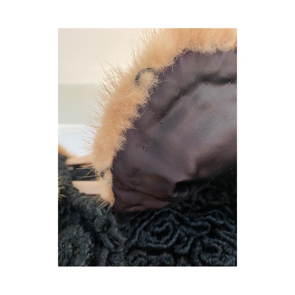 Vintage Astrakin Styled by Lepshire Paris Woman’s Persian Lamb w/Mink Co… - Picture 6 of 6